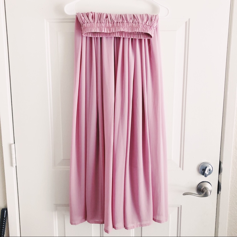NWT Long Pink Maxi Skirt